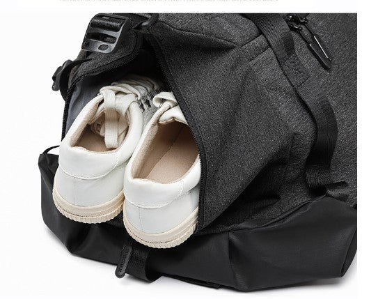 Multifunctional Gym & Travel Duffel Bag with Separate Shoe Compartment