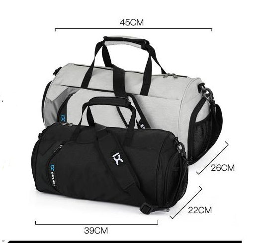 Smart Gym & Travel Duffel Bag With Shoe Compartment & Wet Pocket