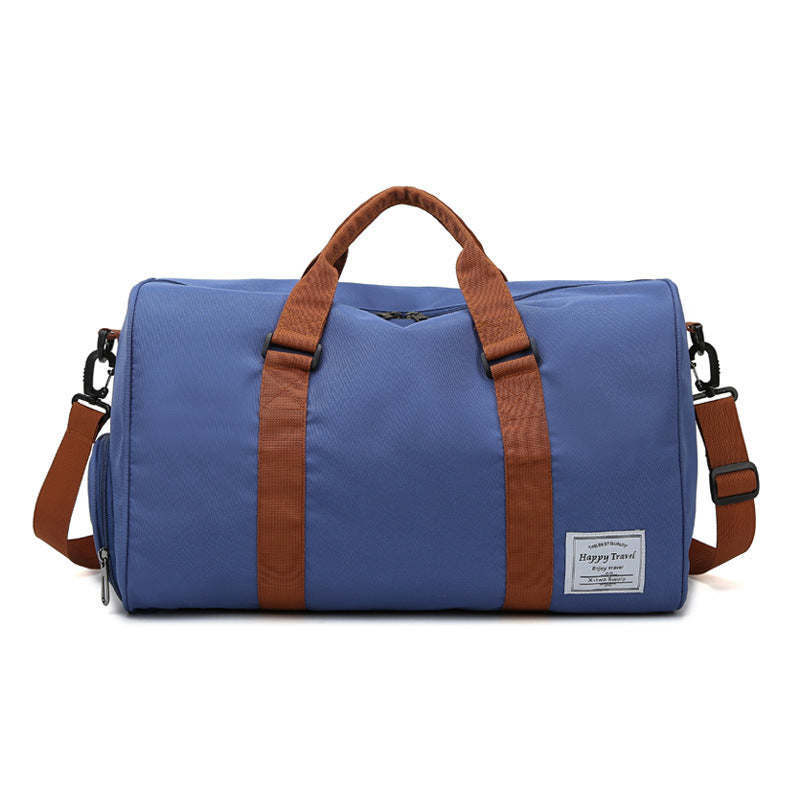 Classic Canvas Travel Duffel Gym & Weekender Bag with Shoe Compartment