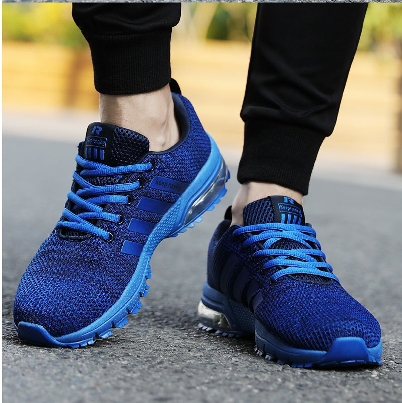 Urban Style Men's Mesh Sneakers Cushioned Lightweight Design for Active Lifestyles - Impact Core Fitness