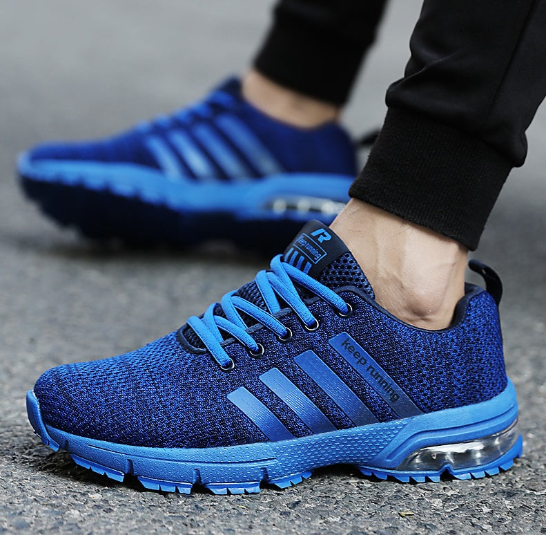 Urban Style Men's Mesh Sneakers Cushioned Lightweight Design for Active Lifestyles - Impact Core Fitness