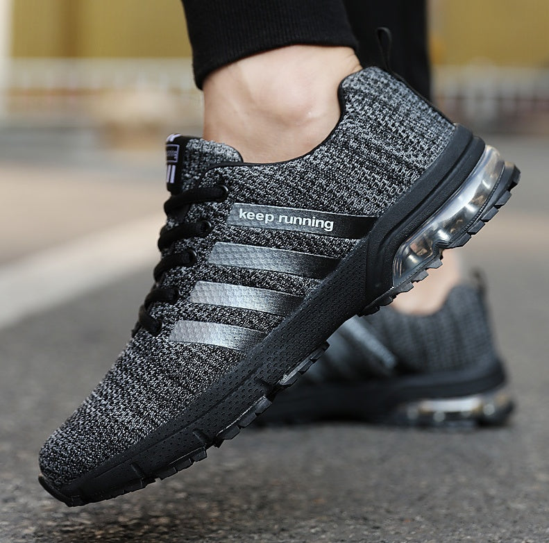 Urban Style Men's Mesh Sneakers Cushioned Lightweight Design for Active Lifestyles - Impact Core Fitness