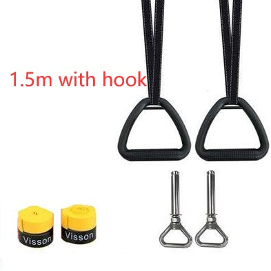 Gymnastic Rings with Straps for Full Body Workouts - Impact Core Fitness