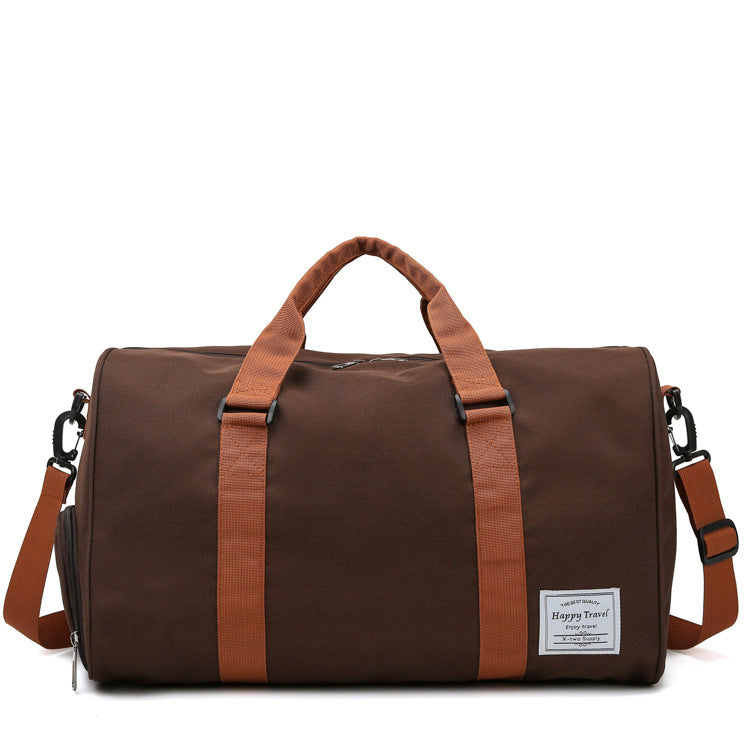 Classic Canvas Travel Duffel Gym & Weekender Bag with Shoe Compartment
