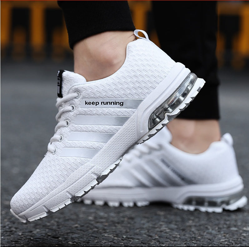 Urban Style Men's Mesh Sneakers Cushioned Lightweight Design for Active Lifestyles - Impact Core Fitness