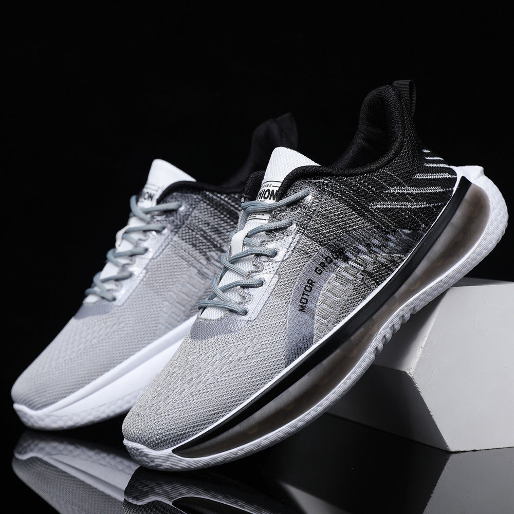 Modern Men's Fly Weave Breathable Running Sneakers Cushioned Comfort Casual Footwear - Impact Core Fitness