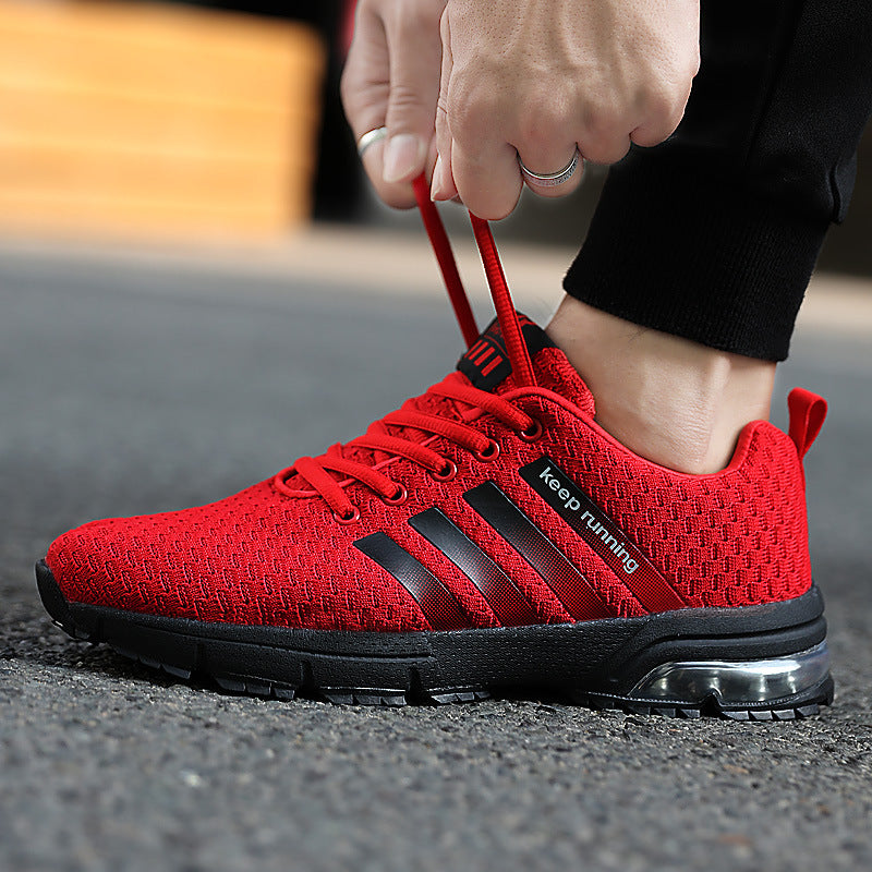 Urban Style Men's Mesh Sneakers Cushioned Lightweight Design for Active Lifestyles - Impact Core Fitness