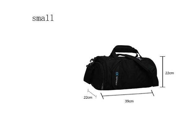 Smart Gym & Travel Duffel Bag With Shoe Compartment & Wet Pocket