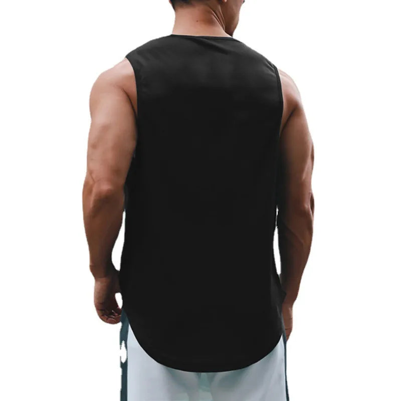Men's Quick Dry Gym Workout Vest Tank Top for Athletic Fitness Training - Impact Core Fitness