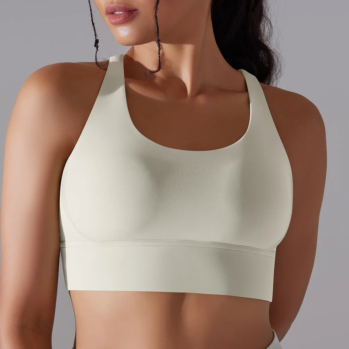 Women's Criss-Cross Back Sports Bra for Yoga, Training, and Gym Workouts - Impact Core Fitness