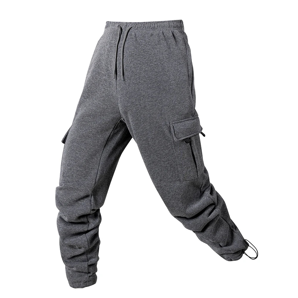 Men's Joggers Pants Loose Drawstring Long Pants Men Multi-pocket Sweatpants Casual Cargo Trousers For Men Fitness - Impact Core Fitness