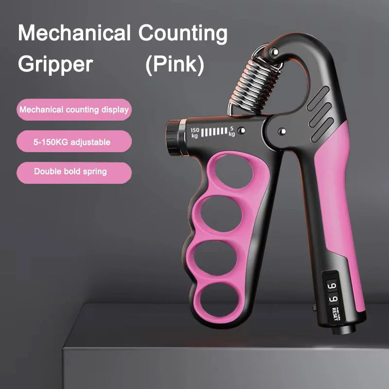 Adjustable Hand Grip Strengthener 5-100kg - Forearm Exerciser & Finger Trainer Tool - Impact Core Fitness