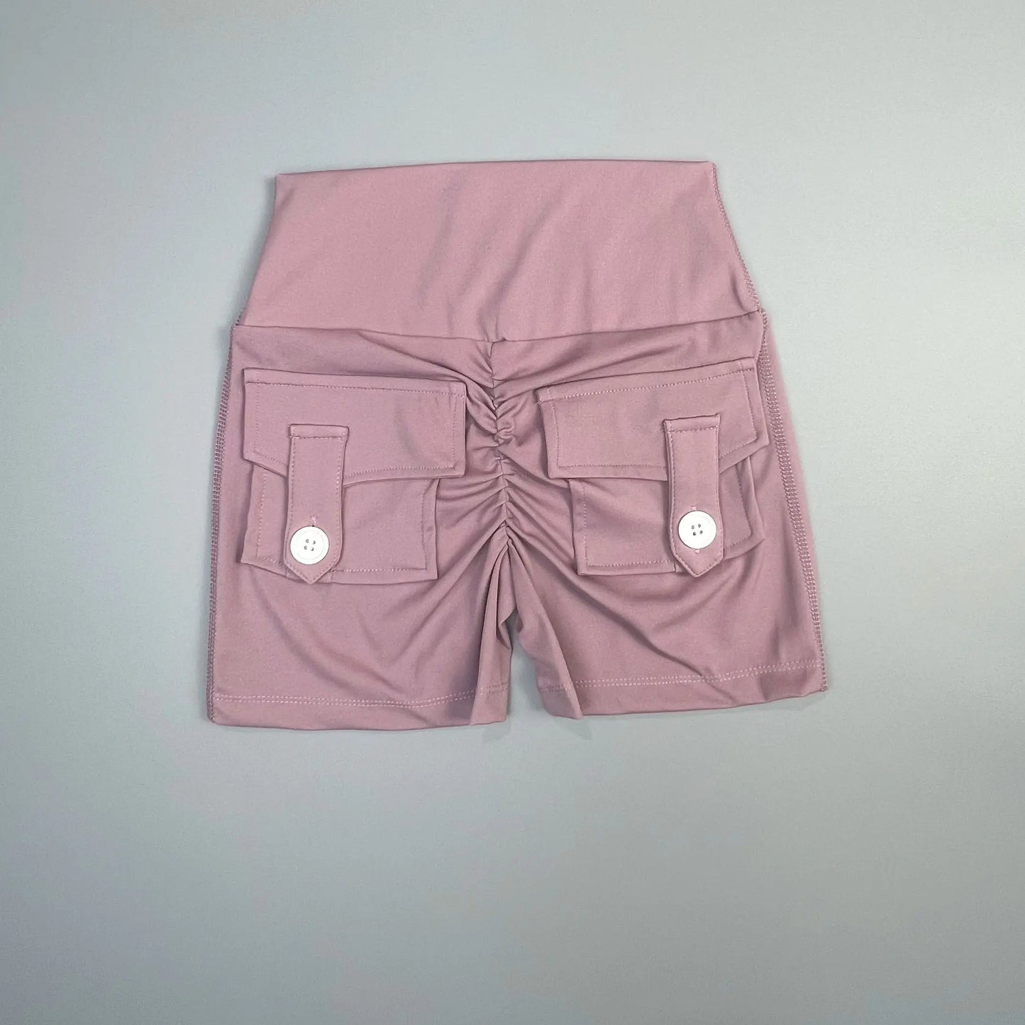 High Waist Cargo Gym Shorts for Women with Functional Pockets - Impact Core Fitness