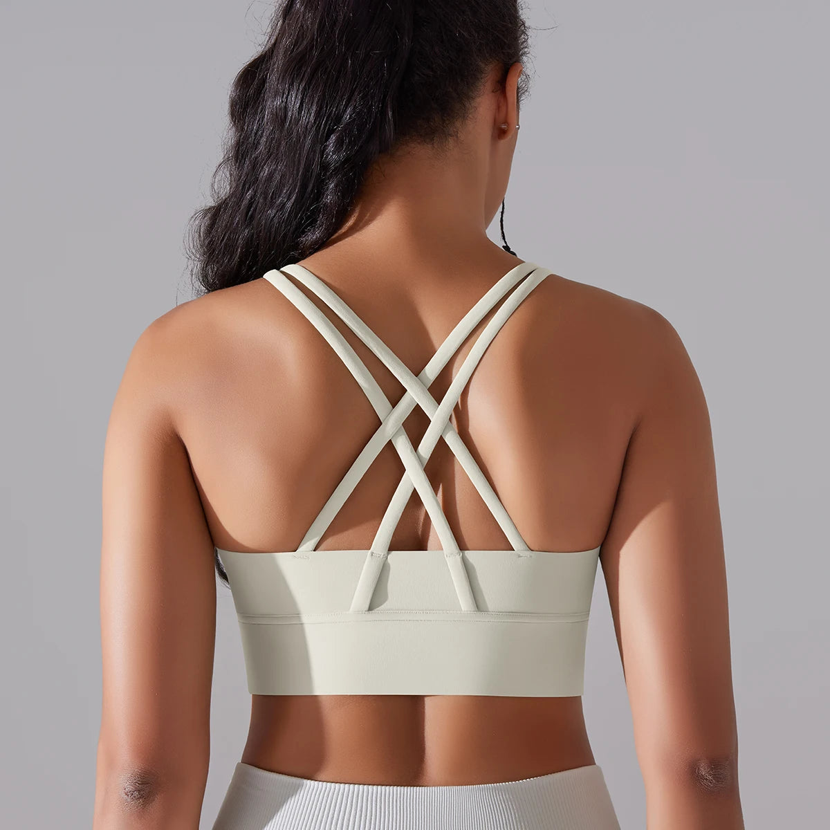 Women's Criss-Cross Back Sports Bra for Yoga, Training, and Gym Workouts - Impact Core Fitness