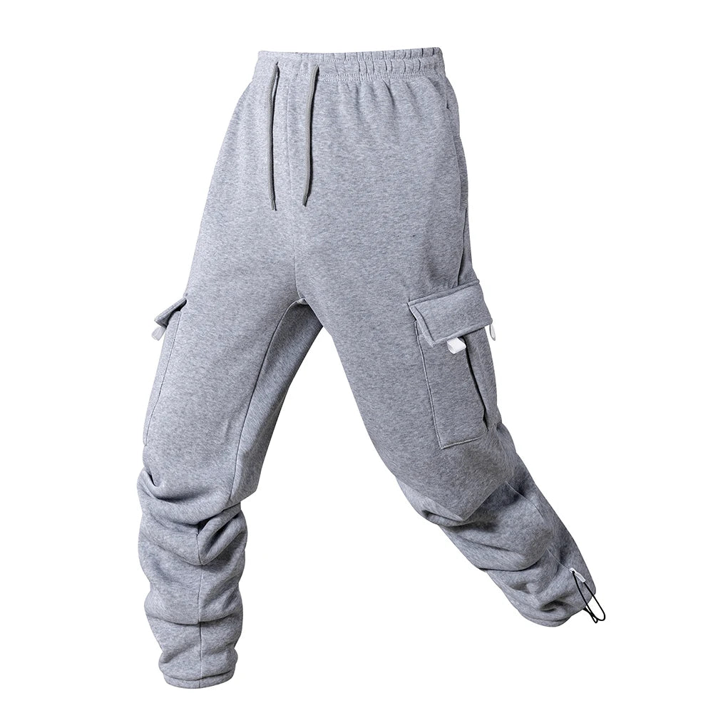 Men's Joggers Pants Loose Drawstring Long Pants Men Multi-pocket Sweatpants Casual Cargo Trousers For Men Fitness - Impact Core Fitness