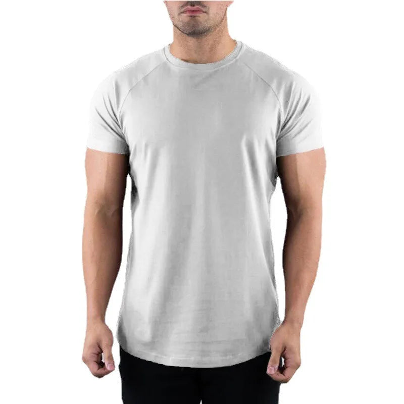 Men's Lightweight Pro Club Style Black and White Athletic T-Shirts - Impact Core Fitness