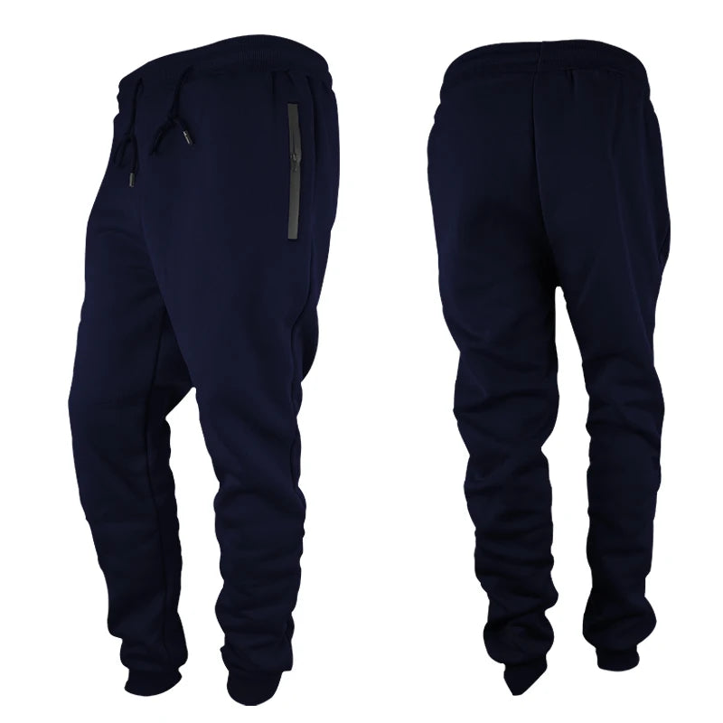 Men's Sweatpants with Zipper Pockets Tapered Joggers for Men Athletic Pants for Workout, Jogging, Running - Impact Core Fitness