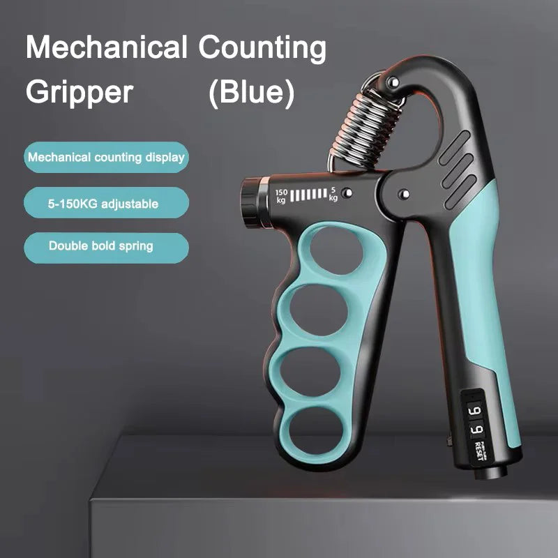 Adjustable Hand Grip Strengthener 5-100kg - Forearm Exerciser & Finger Trainer Tool - Impact Core Fitness