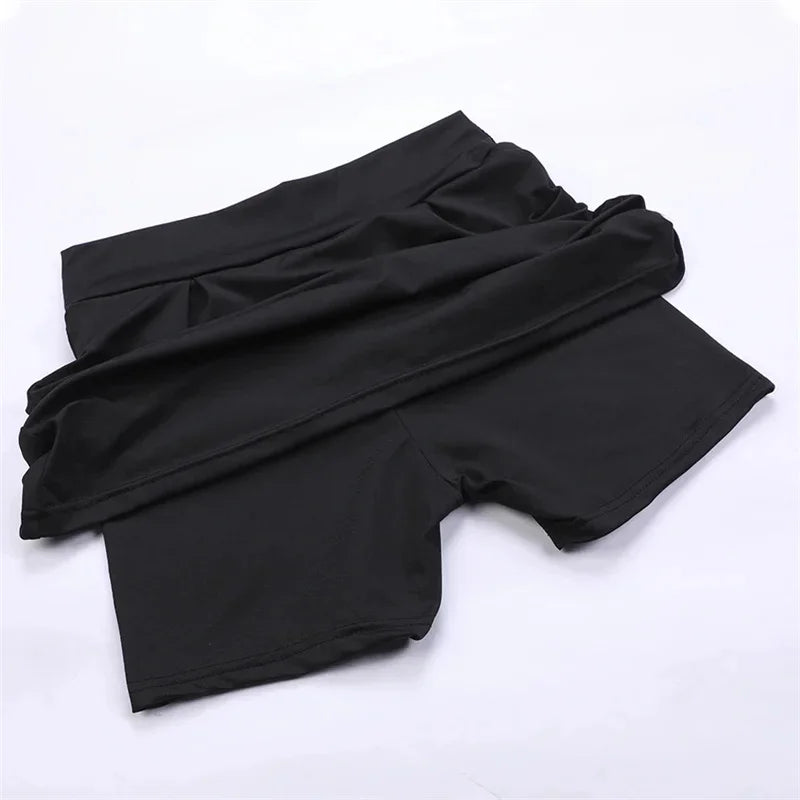 Women's Anti-Chafing Active Skort with Pockets for Running & Tennis - Impact Core Fitness