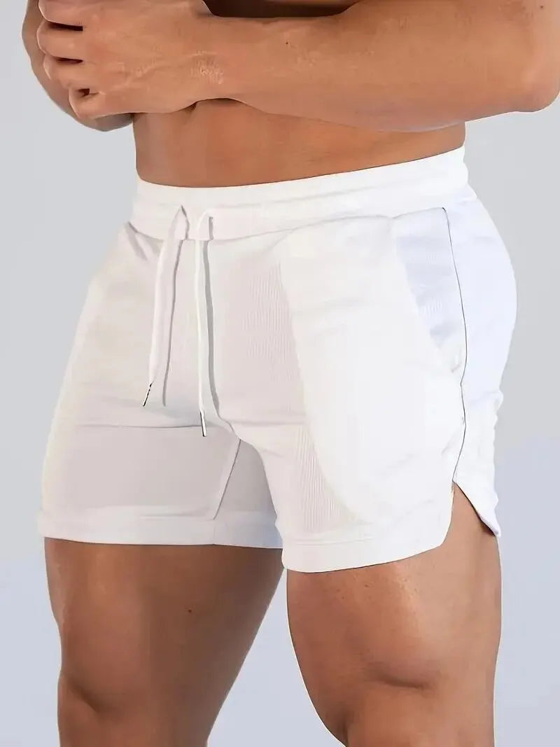 Men's Lightweight Gym Training Shorts with Pockets for Workout & Running - Impact Core Fitness
