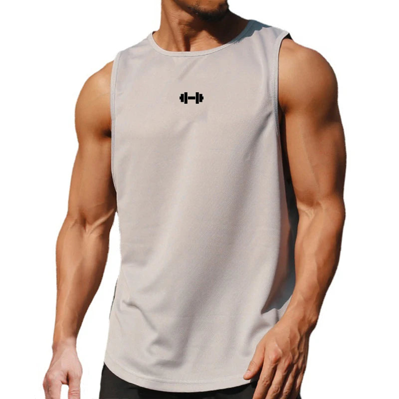 Men's Quick Dry Gym Workout Vest Tank Top for Athletic Fitness Training - Impact Core Fitness