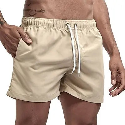 Swim Trunks Swim Shorts for Men Quick Dry Board Shorts Bathing Suit Breathable Drawstring With Pockets for Surfing Beach Summer - Impact Core Fitness