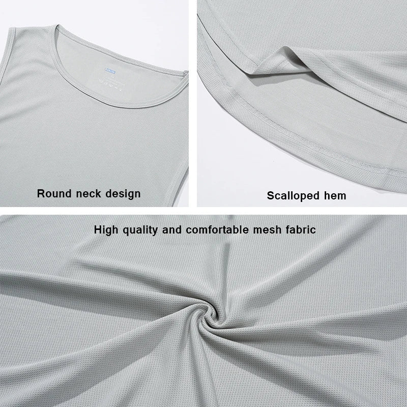 Men's Quick Dry Gym Workout Vest Tank Top for Athletic Fitness Training - Impact Core Fitness