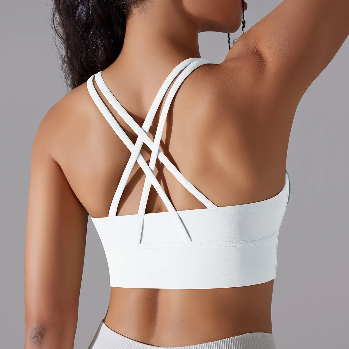 Women's Criss-Cross Back Sports Bra for Yoga, Training, and Gym Workouts - Impact Core Fitness