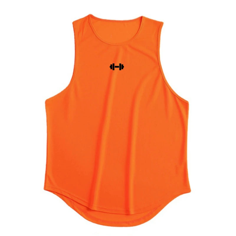 Men's Quick Dry Gym Workout Vest Tank Top for Athletic Fitness Training - Impact Core Fitness