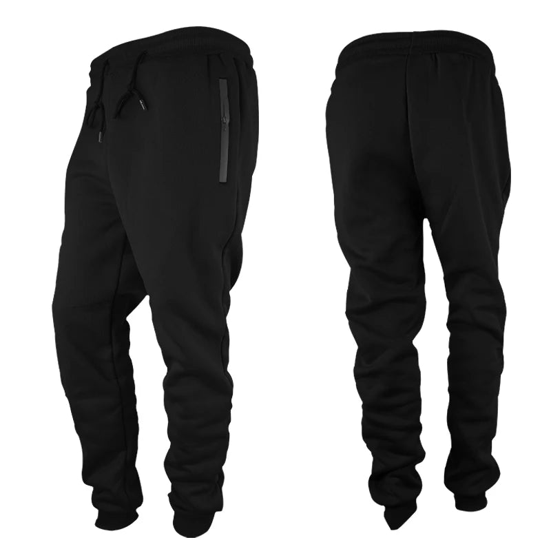 Men's Sweatpants with Zipper Pockets Tapered Joggers for Men Athletic Pants for Workout, Jogging, Running - Impact Core Fitness