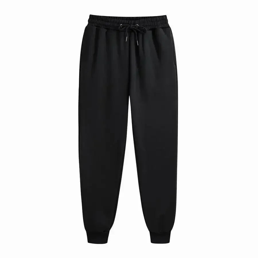Men's Casual Sweatpants Fleece Sports Pants Unisex Fashion Solid Loose Trousers Streetwear Autumn Winter Jogging Fitness Pants - Impact Core Fitness