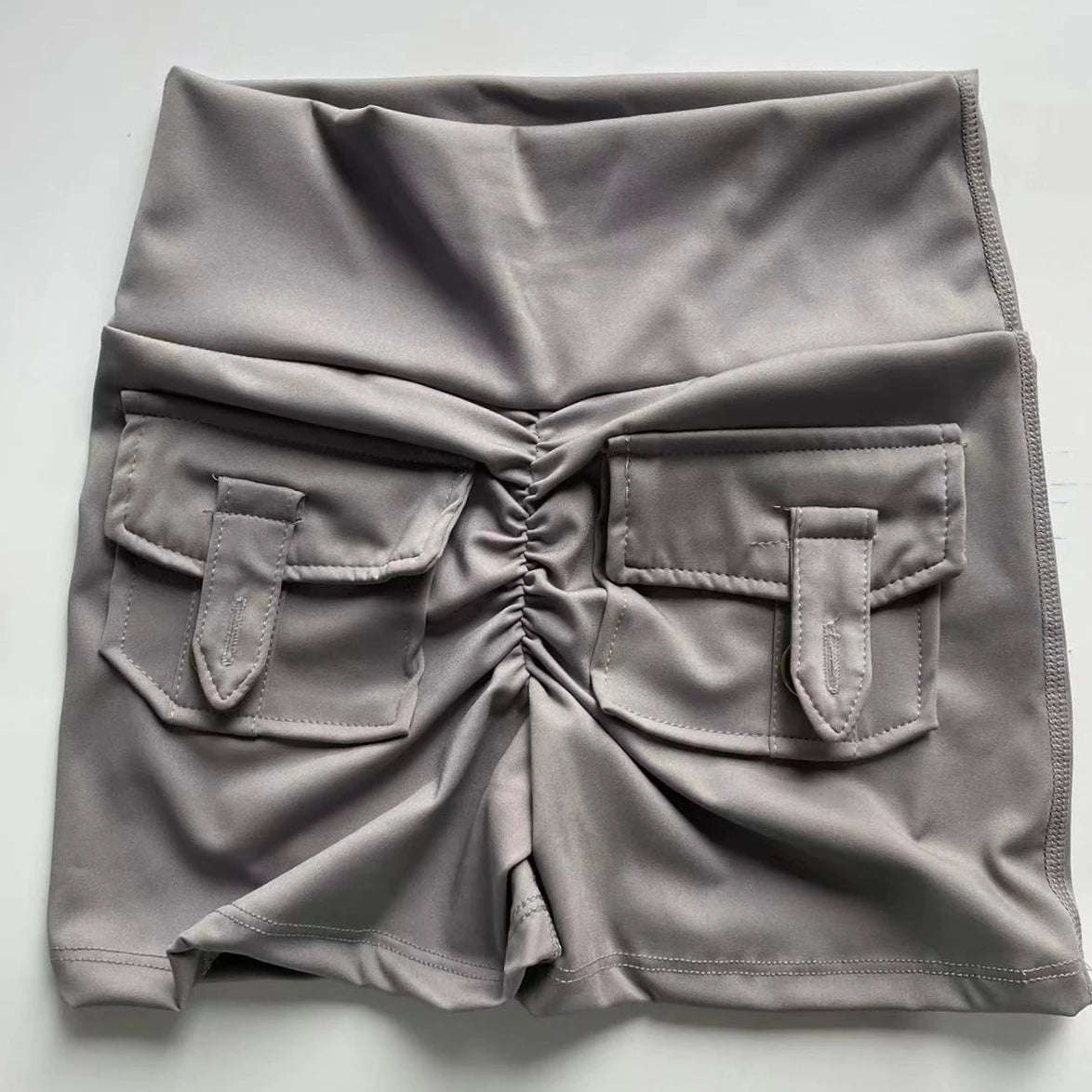 High Waist Cargo Gym Shorts for Women with Functional Pockets - Impact Core Fitness