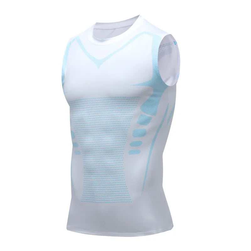 Men's Athletic Compression Sleeveless Tank Top for Gym Workout & Fitness Training - Impact Core Fitness