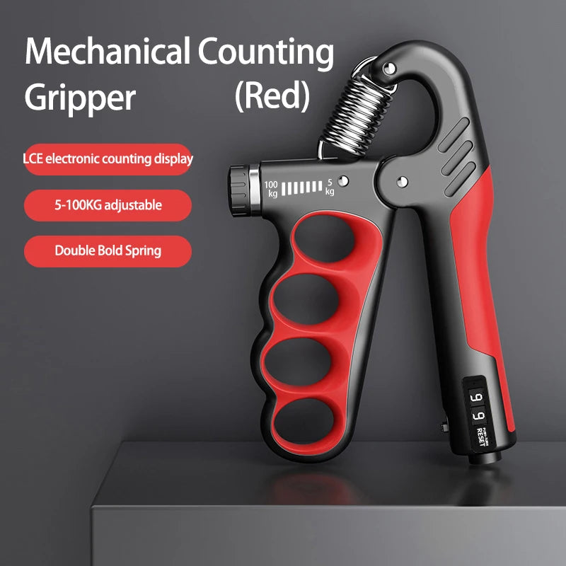 Adjustable Hand Grip Strengthener 5-100kg - Forearm Exerciser & Finger Trainer Tool - Impact Core Fitness