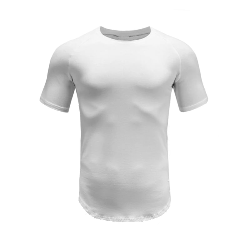 Men's Lightweight Pro Club Style Black and White Athletic T-Shirts - Impact Core Fitness