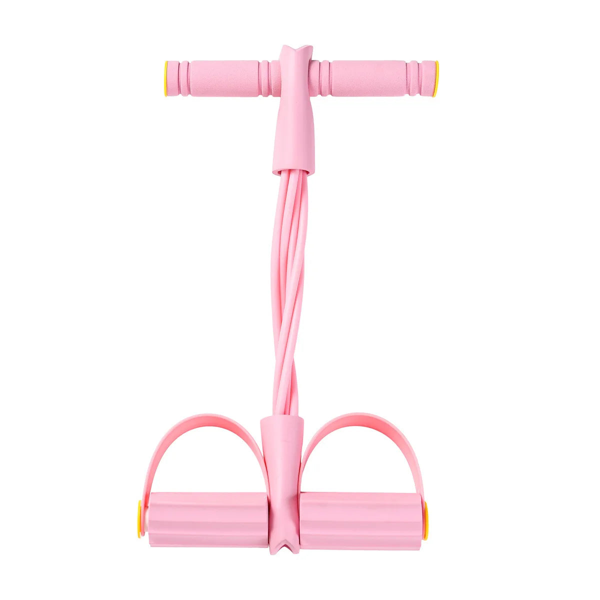 4-Tube Pedal Resistance Band Home Abdominal Exerciser & Tummy Trimmer - Impact Core Fitness