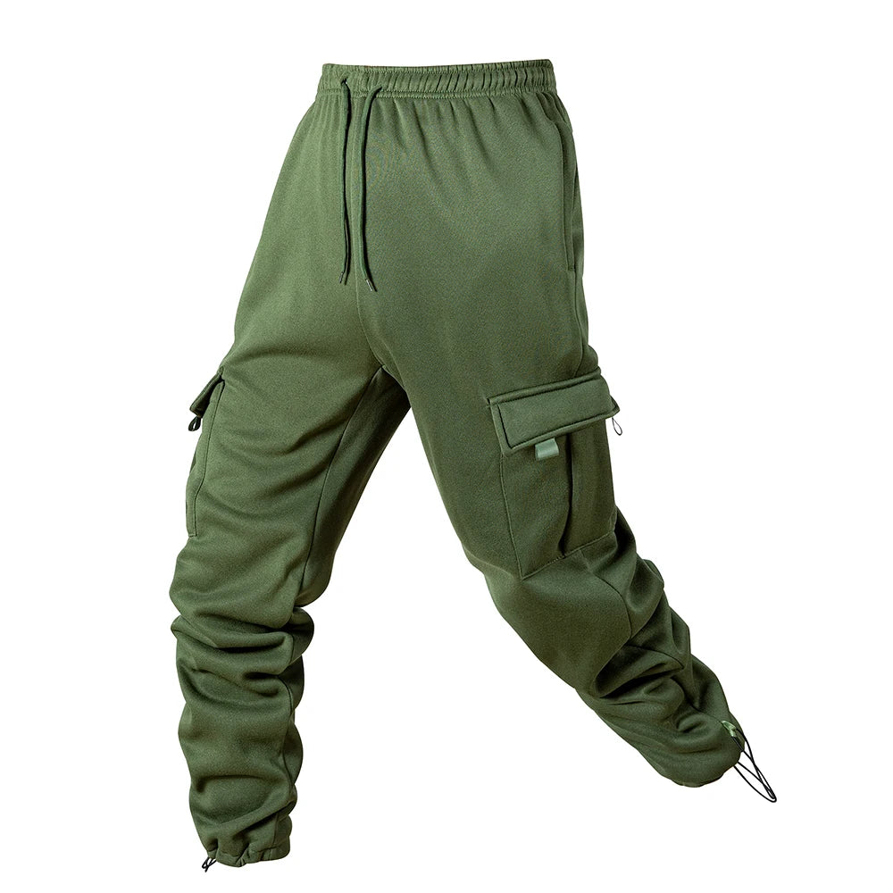 Men's Joggers Pants Loose Drawstring Long Pants Men Multi-pocket Sweatpants Casual Cargo Trousers For Men Fitness - Impact Core Fitness