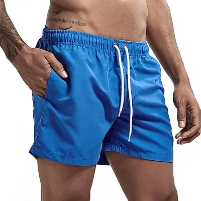Swim Trunks Swim Shorts for Men Quick Dry Board Shorts Bathing Suit Breathable Drawstring With Pockets for Surfing Beach Summer - Impact Core Fitness