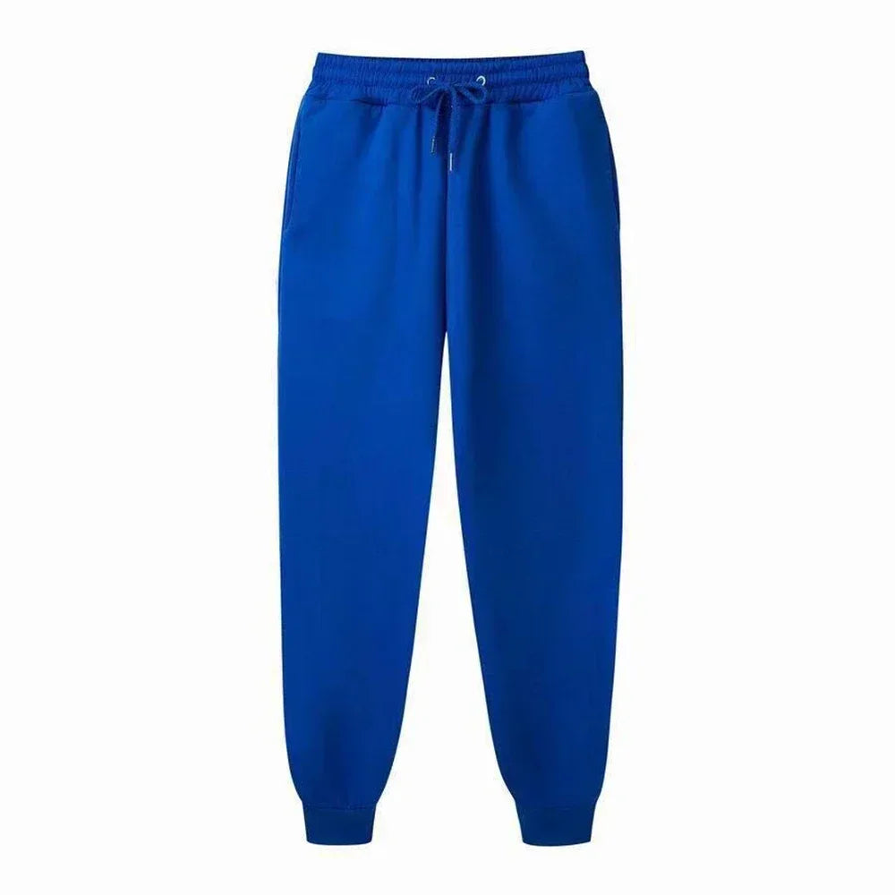 Men's Casual Sweatpants Fleece Sports Pants Unisex Fashion Solid Loose Trousers Streetwear Autumn Winter Jogging Fitness Pants - Impact Core Fitness