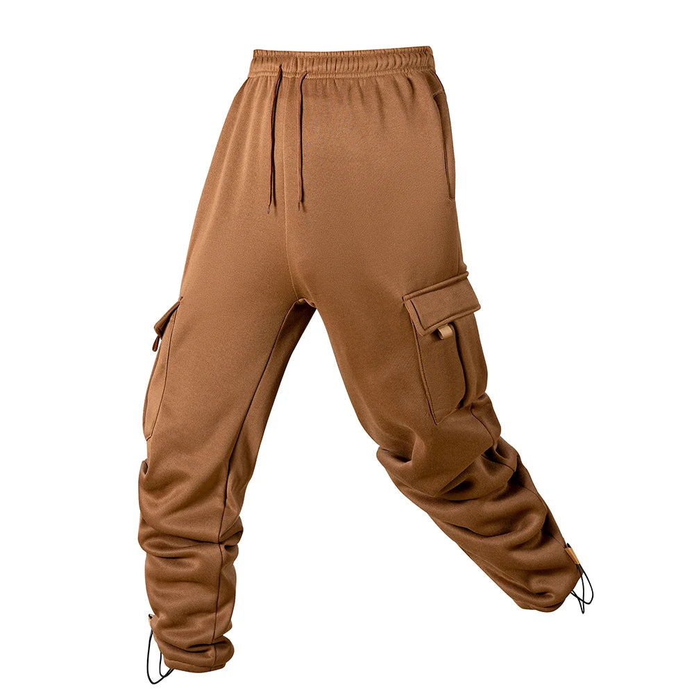 Men's Joggers Pants Loose Drawstring Long Pants Men Multi-pocket Sweatpants Casual Cargo Trousers For Men Fitness - Impact Core Fitness