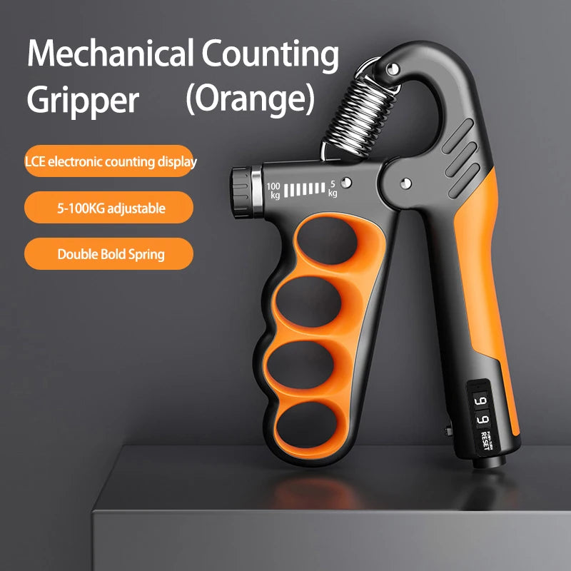 Adjustable Hand Grip Strengthener 5-100kg - Forearm Exerciser & Finger Trainer Tool - Impact Core Fitness