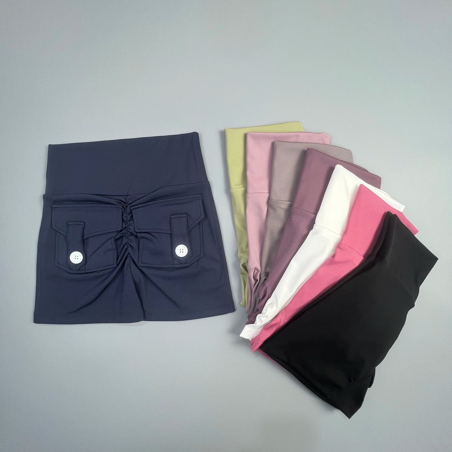High Waist Cargo Gym Shorts for Women with Functional Pockets - Impact Core Fitness