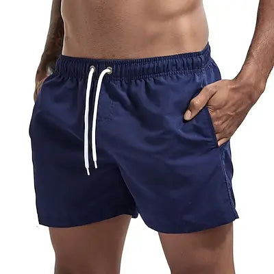Swim Trunks Swim Shorts for Men Quick Dry Board Shorts Bathing Suit Breathable Drawstring With Pockets for Surfing Beach Summer - Impact Core Fitness