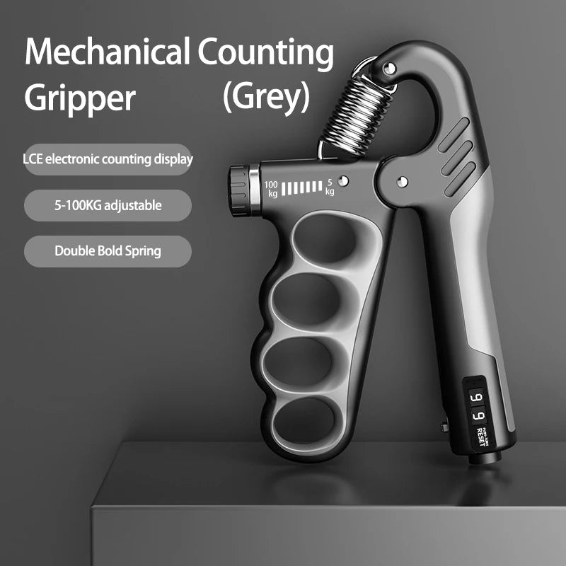 Adjustable Hand Grip Strengthener 5-100kg - Forearm Exerciser & Finger Trainer Tool - Impact Core Fitness