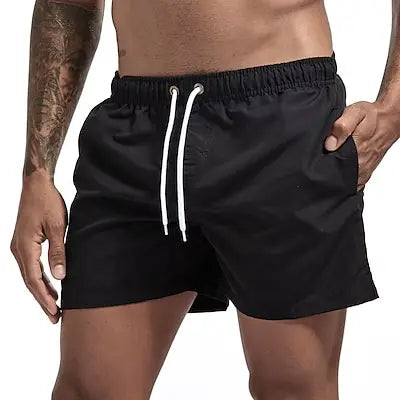 Swim Trunks Swim Shorts for Men Quick Dry Board Shorts Bathing Suit Breathable Drawstring With Pockets for Surfing Beach Summer - Impact Core Fitness