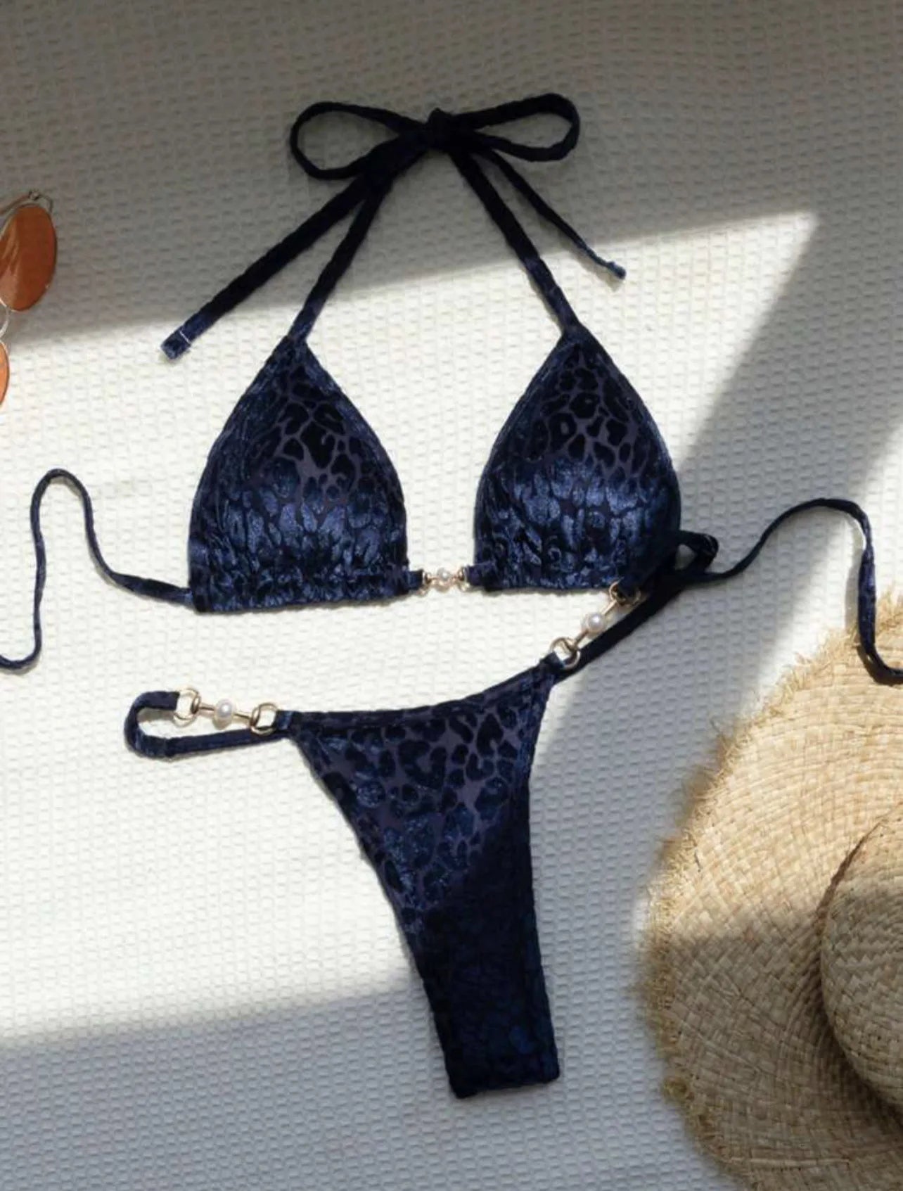 Summer Women Bathing Suit Beachwear Triangle Two Piece Set - Impact Core Fitness