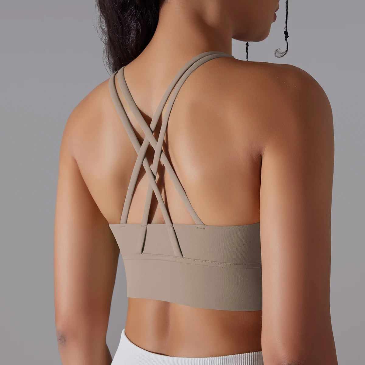 Women's Criss-Cross Back Sports Bra for Yoga, Training, and Gym Workouts - Impact Core Fitness