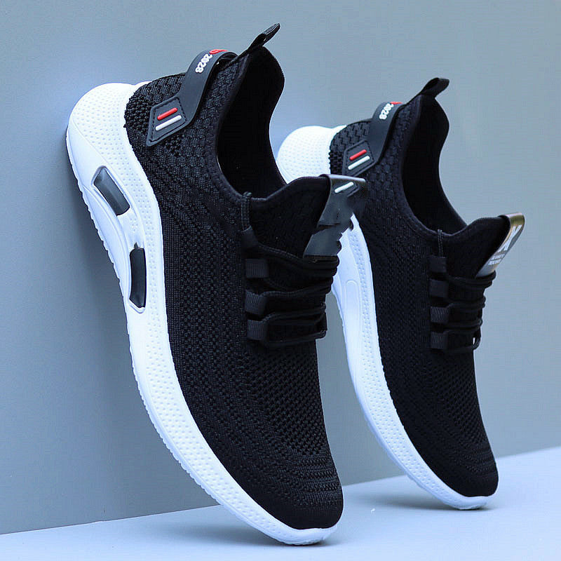 Men's Breathable Mesh Casual Lifestyle Trainers Lightweight & Versatile Everyday Footwear - Impact Core Fitness