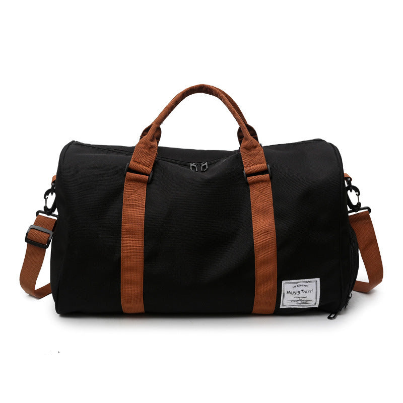 Classic Canvas Travel Duffel Gym & Weekender Bag with Shoe Compartment