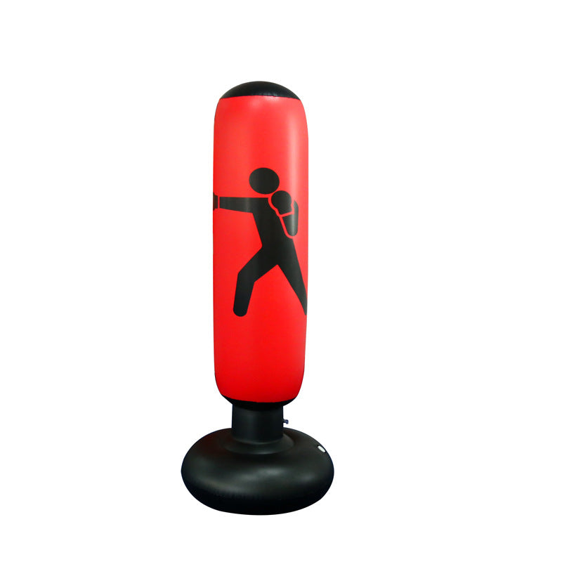 160cm Inflatable Boxing Column Sandbag Vertical Punching Bag for Fitness & Stress Relief Heavy Duty MMA Training Column - Impact Core Fitness